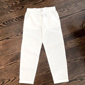 Jcrew OFF WHITE/ light cream linen/cotton blend